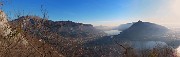 60 Rientriamo alla Madonna del Carmine con iniziale tramonto su Lecco, i suoi laghi, i suoi montia